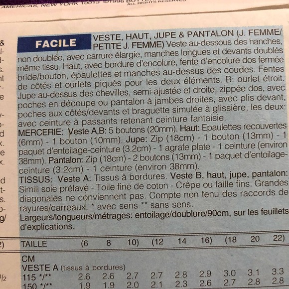 Butterick Sewing pattern 4582 top skirt pants sz 18 20 - Picture 6 of 7